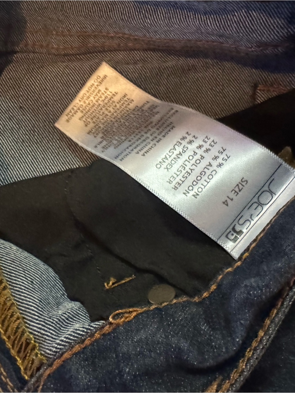 Joe's Jeans Women's Dark Indigo Straight Leg Jeans - Picture 4 of 4